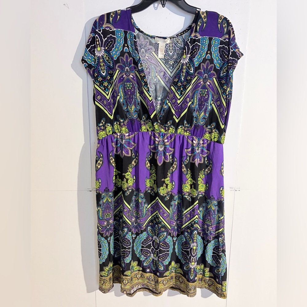 Vibrant Patterned Dress